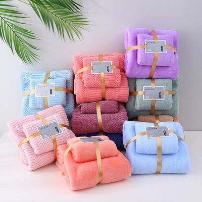 3pcs baddoek set super sterke waterabsorptie voor huis hotel bruiloft souvenirs