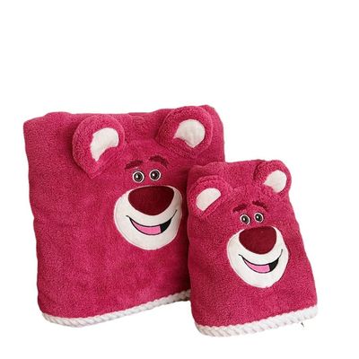 Super Sterk Water Absorptie Coral Velvet Bad Towel Set 2PCS Set voor bruiloft cadeautjes