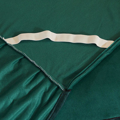 Luxe borduurlabel Comfortabel trouwdekbed met katoenvulling