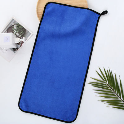 Persoonlijke dikke pluche auto reiniging doek 40x40 kleurrijke auto handdoeken met rand microfiber