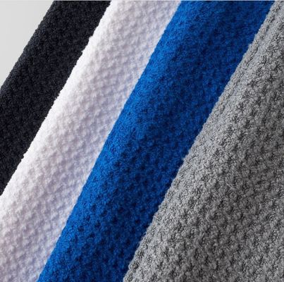 Custom logo golf handdoeken microvezel wafels schoonmaakhanddoek voor duurzame sport volwassenen