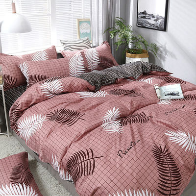 Gedrukt 400TC Custom Designs Cotton Duvet Cover Set met 4 stukken Bed Sheet Set