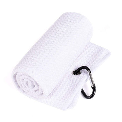 Custom Printed Logo Microfiber Golf Handdoek met Waffle Design en Haak 30*50cm/40*60cm