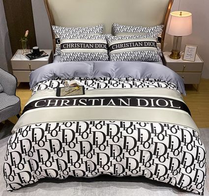 Kerstcadeau Luxe Superzacht 100% polyester 4 stukken beddengoed Set Geometrisch Patroon