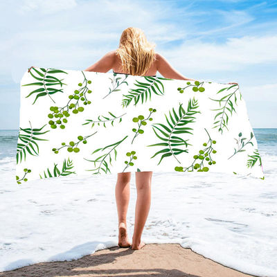 Aanpasbaar tekenprinter Strand handdoek en zachte dame ontwerp Ideaal voor alledaagse