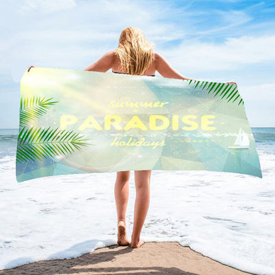Aanpasbaar tekenprinter Strand handdoek en zachte dame ontwerp Ideaal voor alledaagse