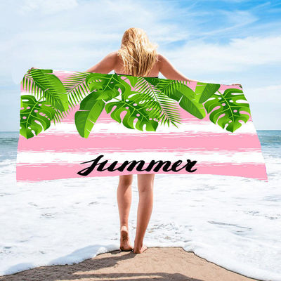 Aanpasbaar tekenprinter Strand handdoek en zachte dame ontwerp Ideaal voor alledaagse
