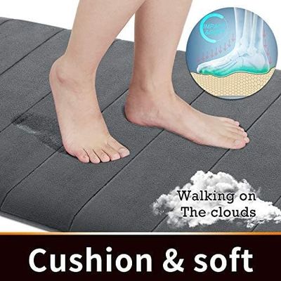 Comfortabel en duurzaam rechthoekig Memory Foam Badmat Rug 3pcs Badkamer vloermatten