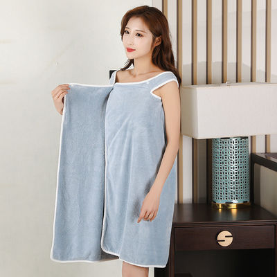 300-400g Microfiber badrok voor mooie dames in hotel spa douche body wrap