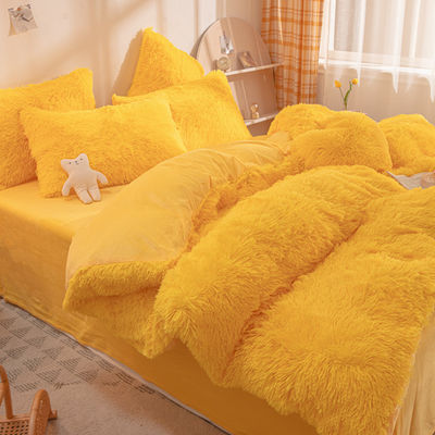 Prinses Stijl Custom Kerst Luxe Shaggy Flanell Warm Bedden voor de Herfst Winter