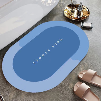 Afbeelding toont badkamer vloer badmat resistent badmat tapijt voor douche kamer