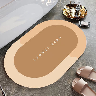Afbeelding toont badkamer vloer badmat resistent badmat tapijt voor douche kamer
