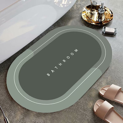 Afbeelding toont badkamer vloer badmat resistent badmat tapijt voor douche kamer