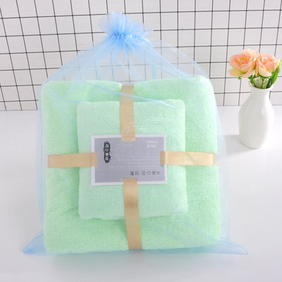 Rectangular Coral Fleece Bad Towel Set voor SPA Home Gift Dikke Absorberende Polyester Handdoek