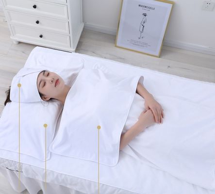 5 stukken van microfiber baddoek set perfect voor gezichtsreiniging en luxe spa behandeling