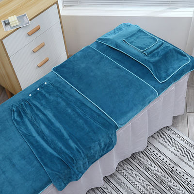 5 stukken van microfiber baddoek set perfect voor gezichtsreiniging en luxe spa behandeling