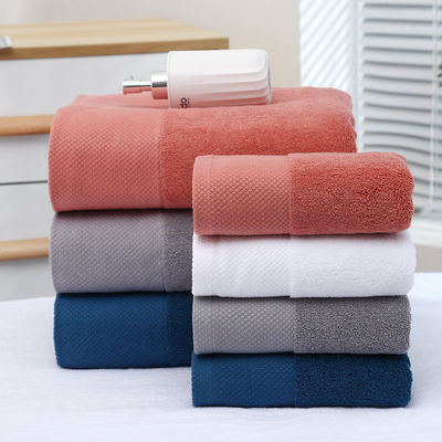 Plain Weaving Cotton Bath Towel en aanpasbare logo handdoeken voor Wellness Centers