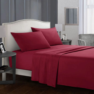 100% polyester geborsteld Pongee Microfiber bedden voor hotel bedden