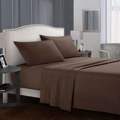 100% polyester geborsteld Pongee Microfiber bedden voor hotel bedden