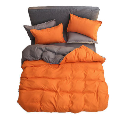 King size luxe beddengoed in solide kleur linnen en microvezel comfort Europese stijl
