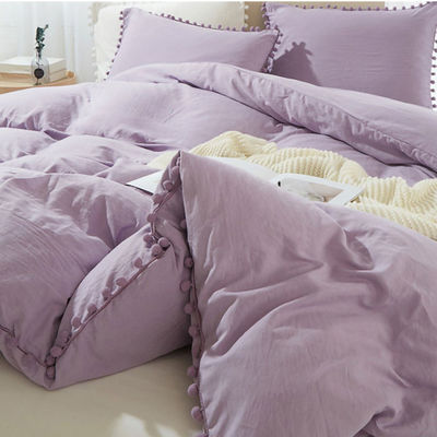 King Size Microfiber Bed Set met 30 graden wastemperatuur en 40 stoffen