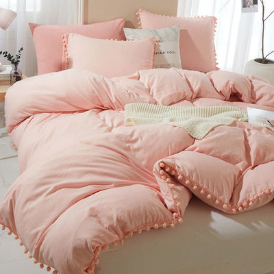 King Size Microfiber Bed Set met 30 graden wastemperatuur en 40 stoffen