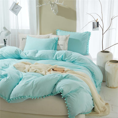King Size Microfiber Bed Set met 30 graden wastemperatuur en 40 stoffen