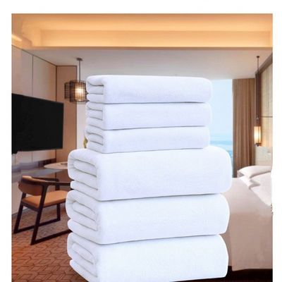 Huishoudelijke handdoeken en baddoeken van puur katoen voor hotels 35*75 70*140 voor badkamers van hotels