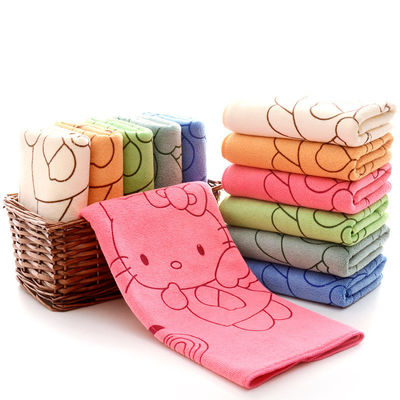 Sneldrogend 35*75cm rechthoekig Microfiber Printing Handdoek voor gezichtswassen Polyestervezel