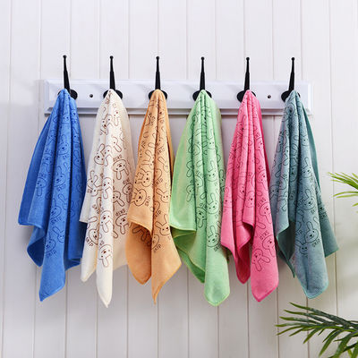 Sneldrogend 35*75cm rechthoekig Microfiber Printing Handdoek voor gezichtswassen Polyestervezel