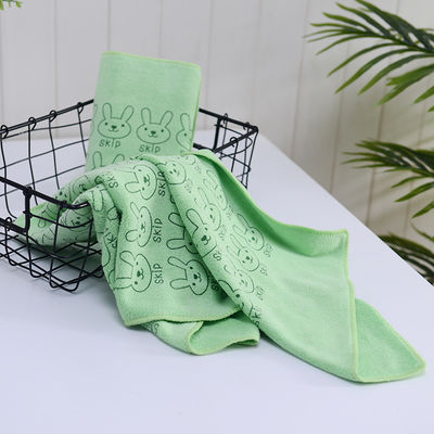Sneldrogend 35*75cm rechthoekig Microfiber Printing Handdoek voor gezichtswassen Polyestervezel