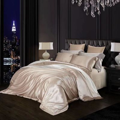 100% Pure Comforter sets Bedden Luxe zijde dekbed set voor Europese en Amerikaanse stijl