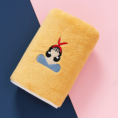 Microfiber Materiaal Optie Luxe Aanpassen Logo Borduurwerk Hotel Badhanddoek Geschenk Set