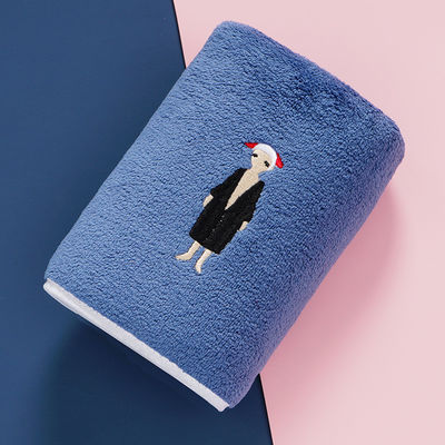 Microfiber Materiaal Optie Luxe Aanpassen Logo Borduurwerk Hotel Badhanddoek Geschenk Set