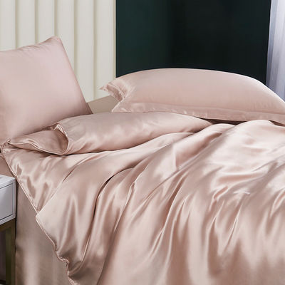 100% 6A Pure Silk Comforter Sets Bedden Luxe Silk Bedden Sets met Customized Logo
