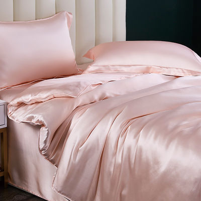 100% 6A Pure Silk Comforter Sets Bedden Luxe Silk Bedden Sets met Customized Logo