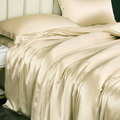 100% 6A Pure Silk Comforter Sets Bedden Luxe Silk Bedden Sets met Customized Logo