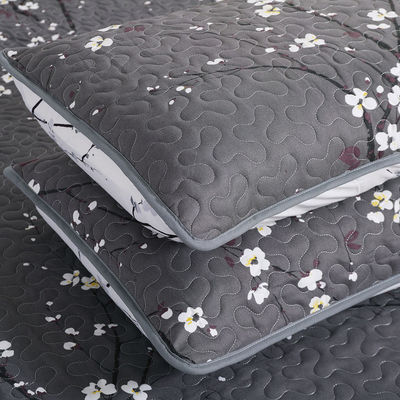 100% polyester patchwork quilt set 3 stukken beddengoed set met dekbed en lakensets