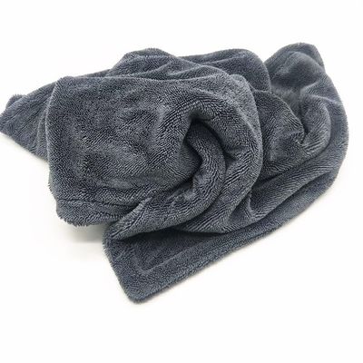 Rechthoekige microvezel autoreinigingsdoek Dubbele laag absorberende handdoek voor autoreiniging