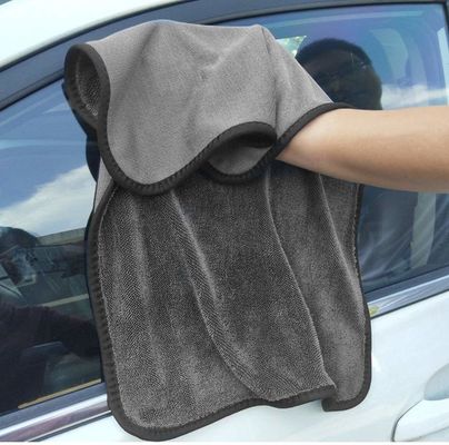Rechthoekige microvezel autoreinigingsdoek Dubbele laag absorberende handdoek voor autoreiniging