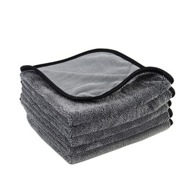 Gepersonaliseerd logo 700-1300gm Microfiber Twisted Loop Wash Towel voor Automotive Reiniging
