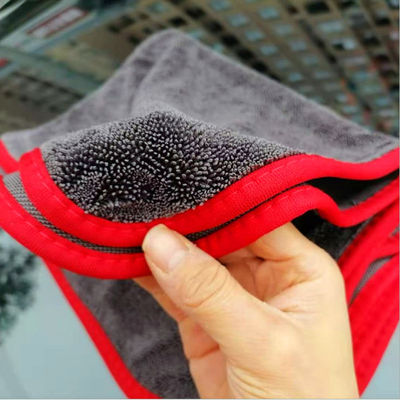 Gepersonaliseerd logo 700-1300gm Microfiber Twisted Loop Wash Towel voor Automotive Reiniging