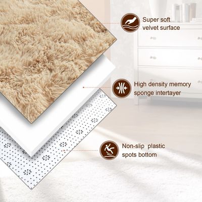 2024 Fluffy tapijten voor kinderen kamer slaapkamer kinderopvang kussen en logo aangepast logo