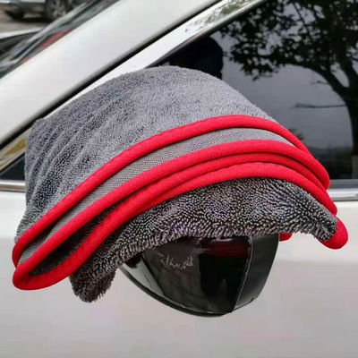 Gepersonaliseerd logo 700-1300gm Microfiber Twisted Loop Wash Towel voor Automotive Reiniging
