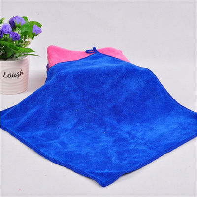 Logo Geaccepteerd Coral Fleece Dikker snel droog handdoek voor auto en bad reiniging ALLE leeftijden