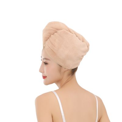 Op maat gemaakte printerontwerpen Elastische Microfiber Turban Handdoek Wrap voor het drogen van het haar in de douche
