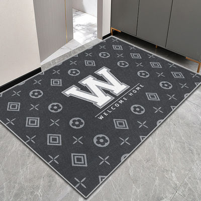 2024 Mat Luxe Logo Gepersonaliseerde deurmat met gekussend ontwerp en aangepaste kleur