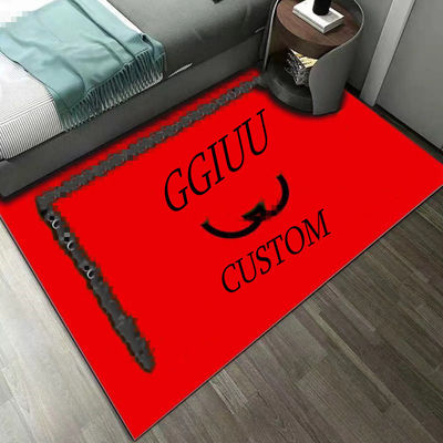 2024 Mat Luxe Logo Gepersonaliseerde deurmat met gekussend ontwerp en aangepaste kleur