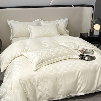 Polyester / Linnen / Katoen Luxe Jacquard beddengoed sets Collecties 4 Pcs Comforter