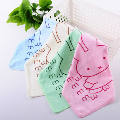 Keuken Microfiber Kinderhanddoek 25*25cm Zachte absorberende reinigingshanddoek voor kinderen